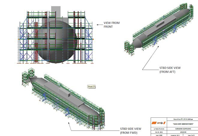 3d scaffold drawing by SGB-Cape