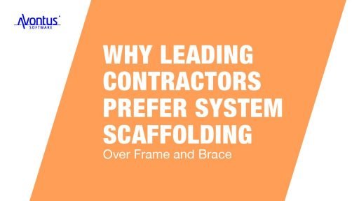 System scaffolding vs Frame and brace