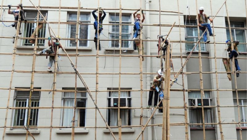 bamboo scaffolding construction