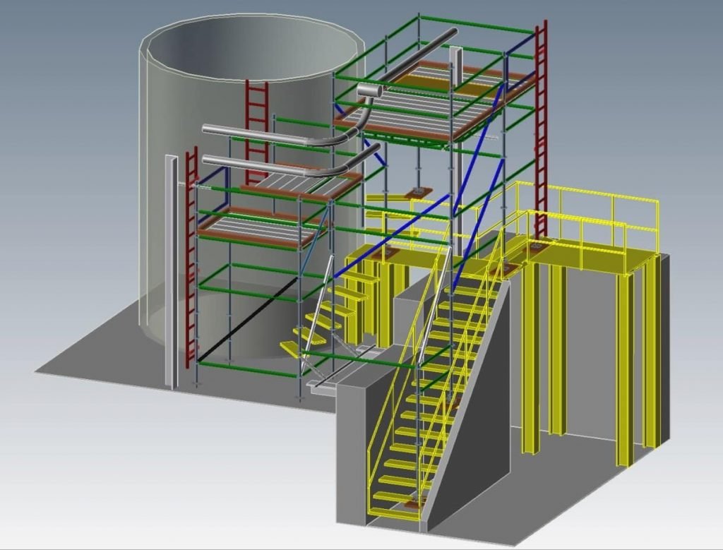 3D scaffold drawing by Bilt Rite Scaffold