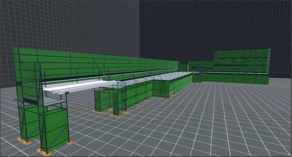 3D scaffold drawing by Brand Energy