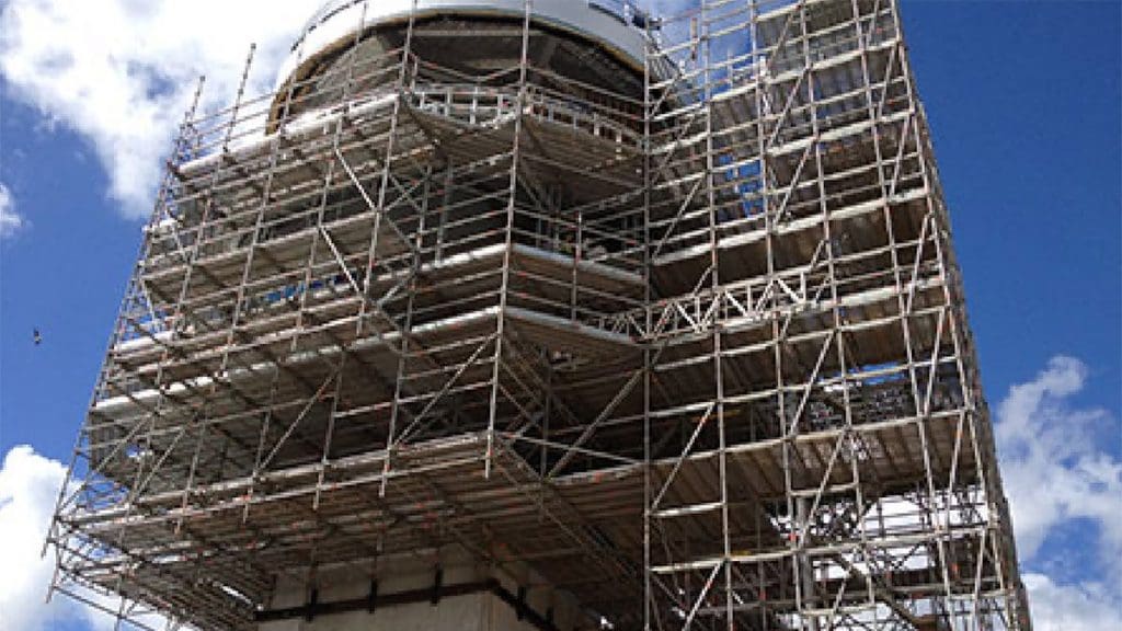 cantilever scaffolding