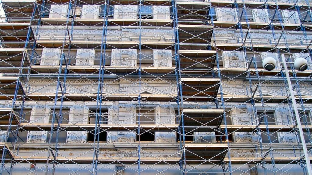 frame and brace scaffolding