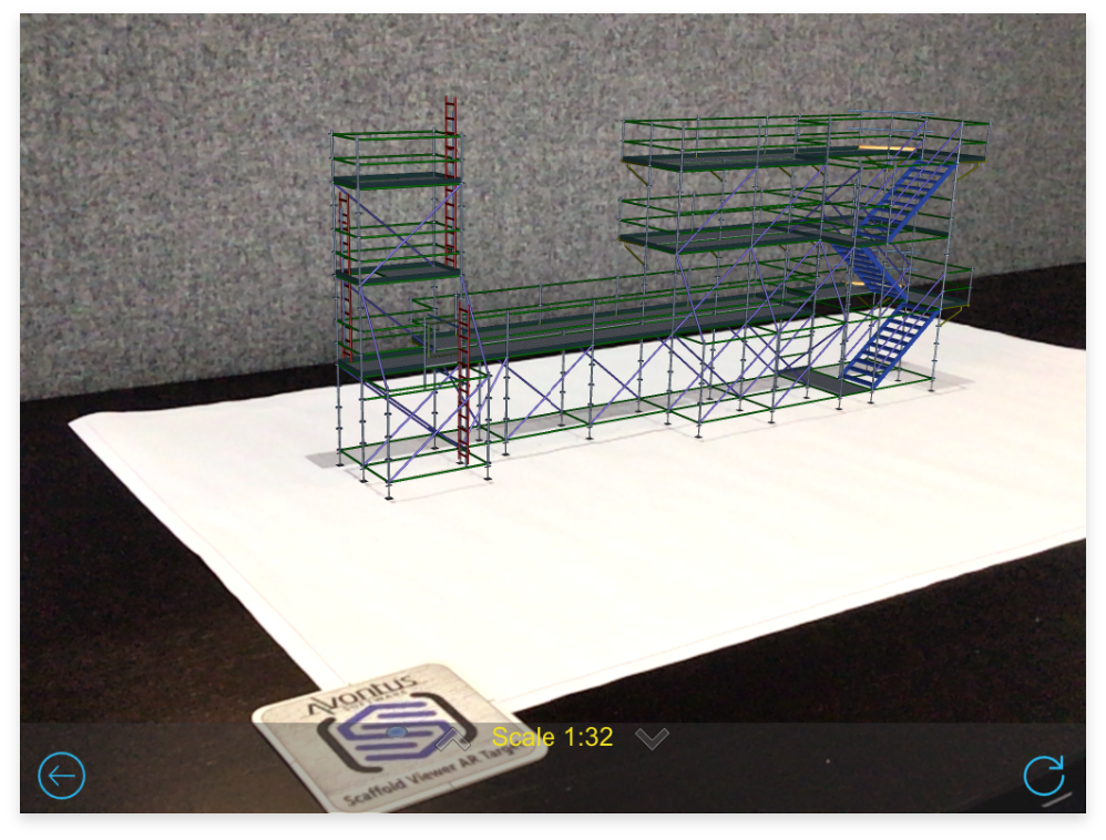 3D AR models shown using Avontus Viewer 