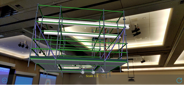 An interactive, AR-enabled scaffold model viewed using Scaffold Viewer.