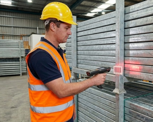 worker barcode scanning tubes