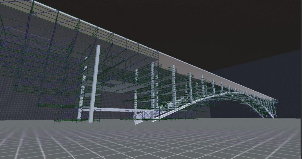 3D scaffold drawing by Industrial Site Services