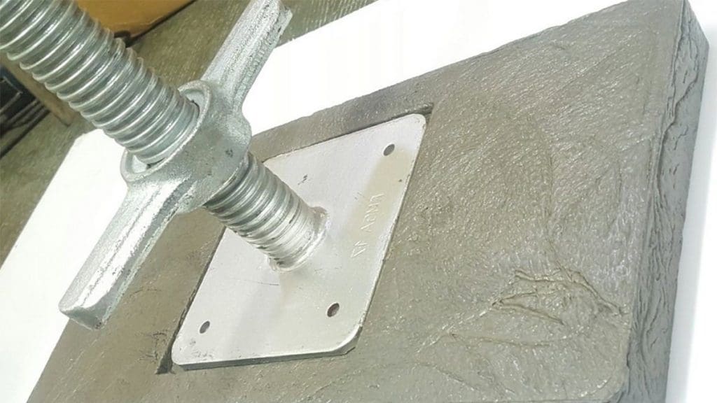 scaffolding part base plates