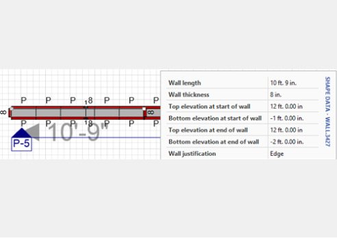 Differing Wall Elevations