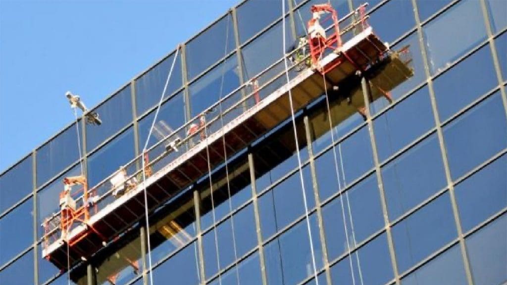 suspended scaffolding